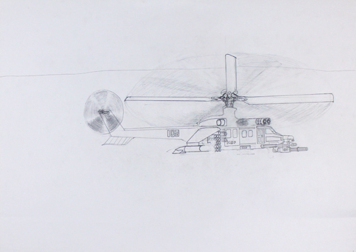 戦闘ヘリコプターAS532