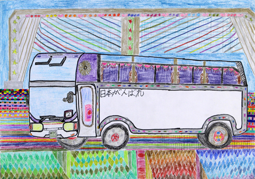 バスも風景もキラキラ伝説バス